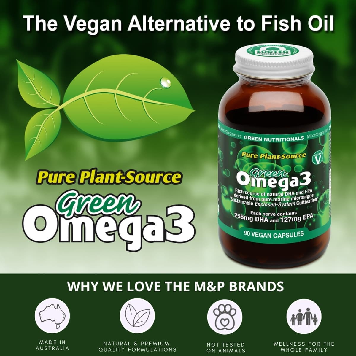 Thumbnail Green Nutritionals Green Omega3 30 Vegan Capsules