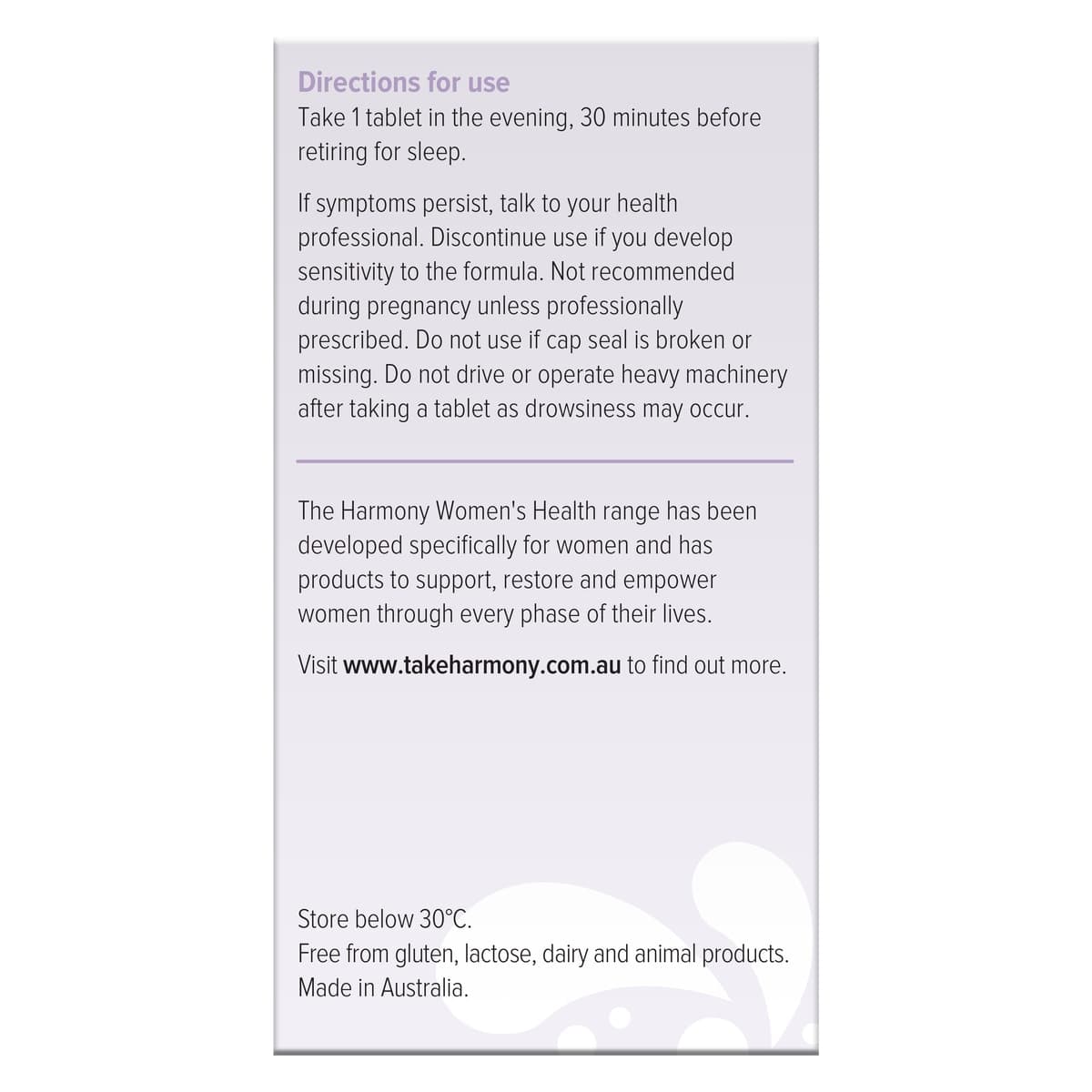 Thumbnail Harmony U Dream 30 Tablets