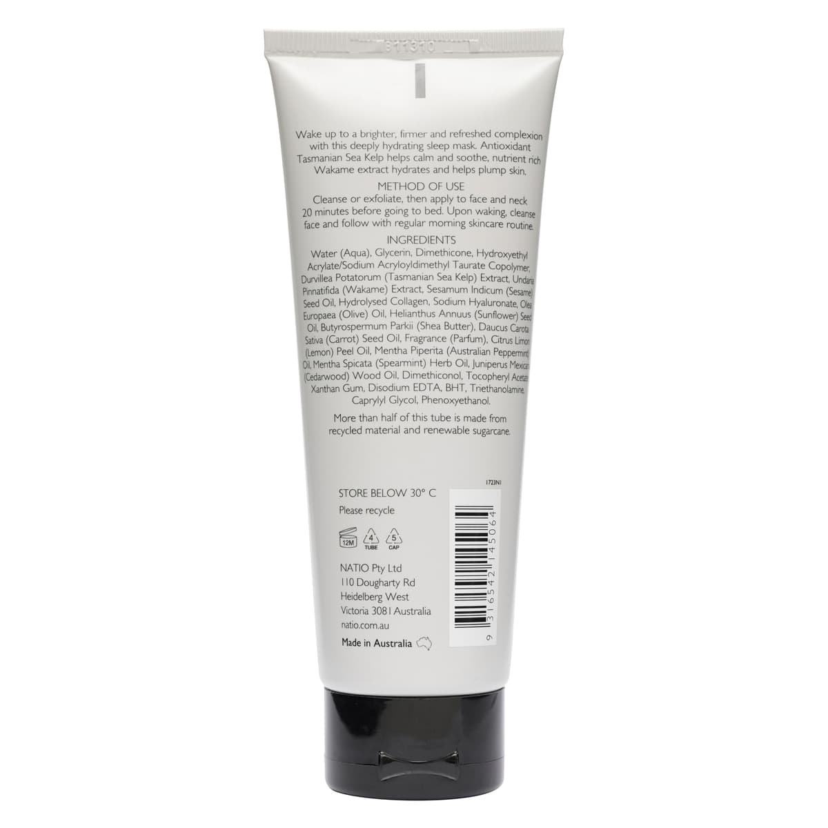 Thumbnail Natio Treatments Marine Mineral Overnight Repair Sleep Mask 100g