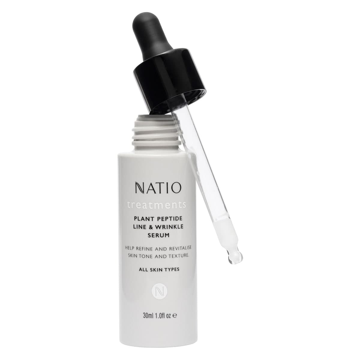 Thumbnail Natio Treatments Plant Peptide Line & Wrinkle Serum 30ml