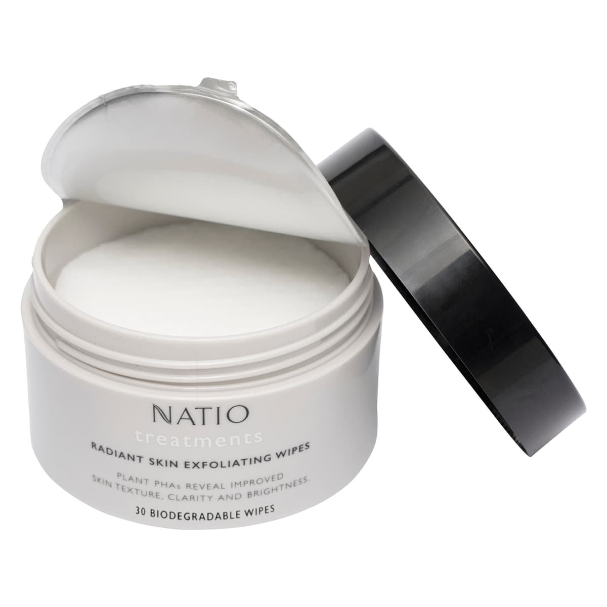 Thumbnail Natio Treatments Radiant Skin Exfoliating Wipes 30 Wipes