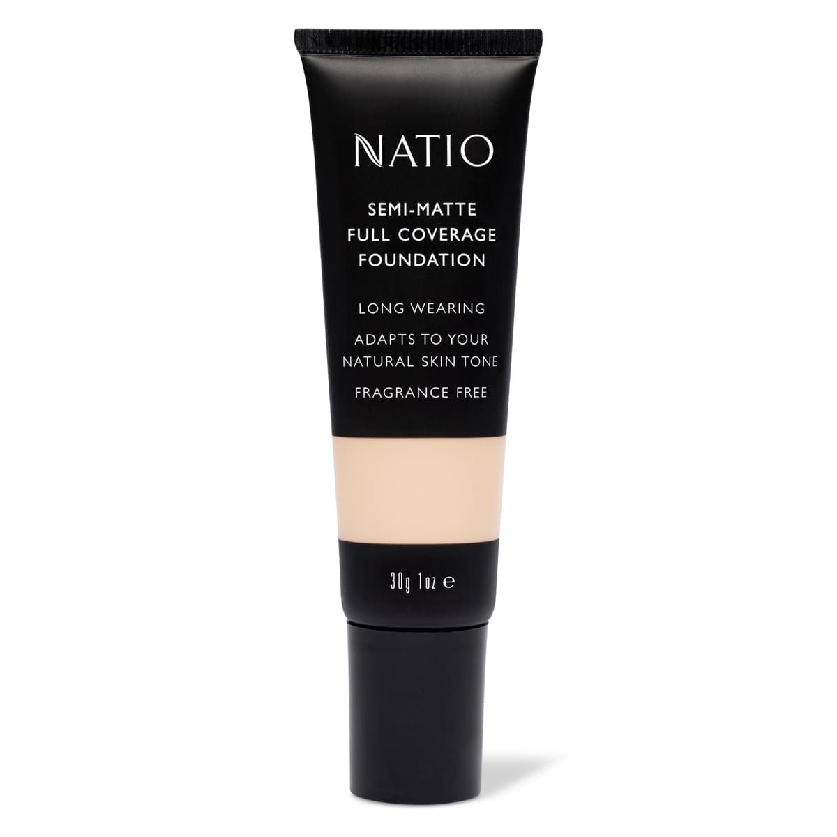 Thumbnail Natio Semi Matte Full Coverage Foundation 30g Shell