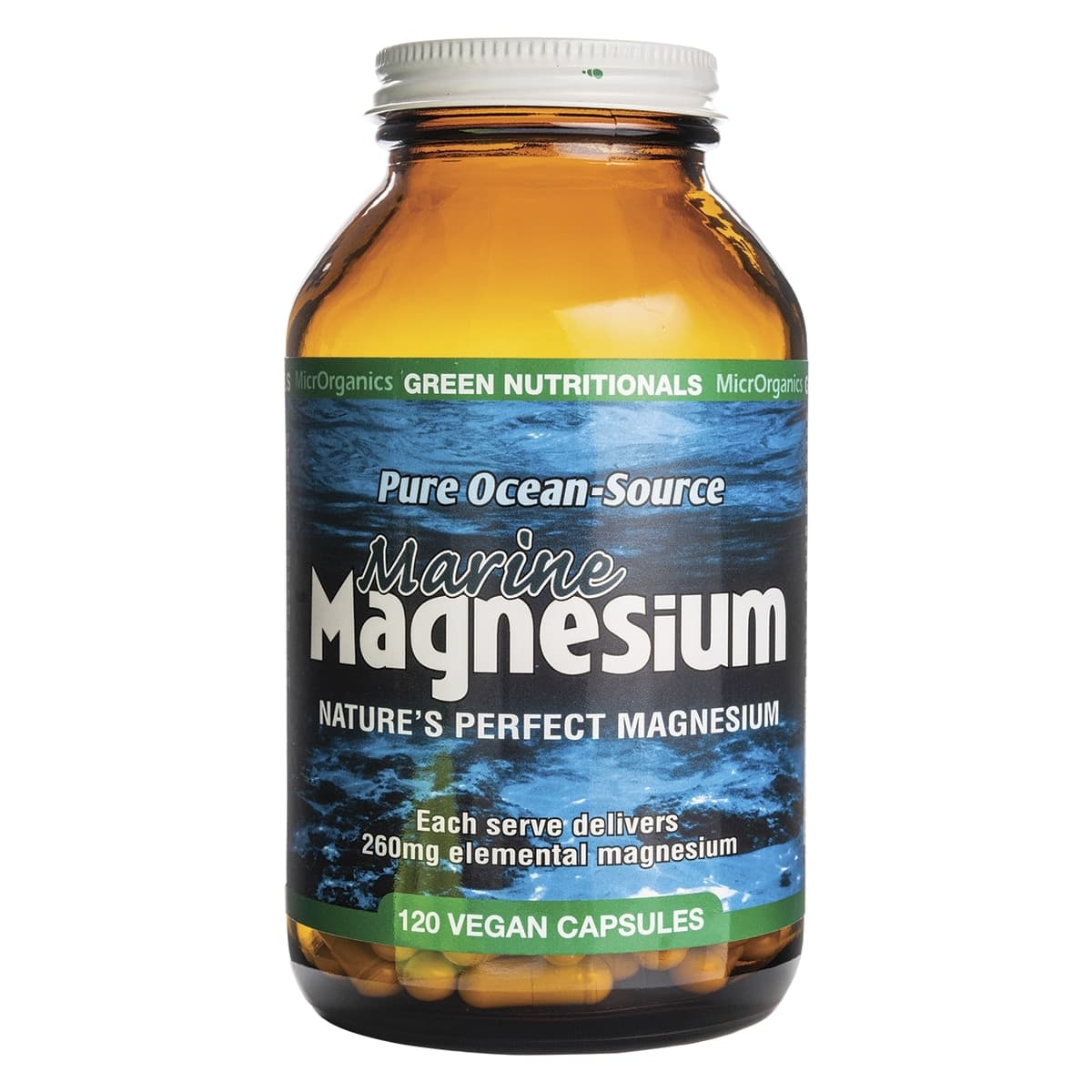 Thumbnail Green Nutritionals Marine Magnesium 120 Vege Caps