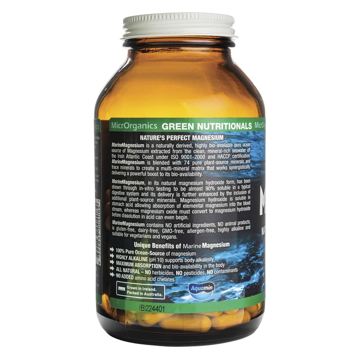 Thumbnail Green Nutritionals Marine Magnesium 120 Vege Caps