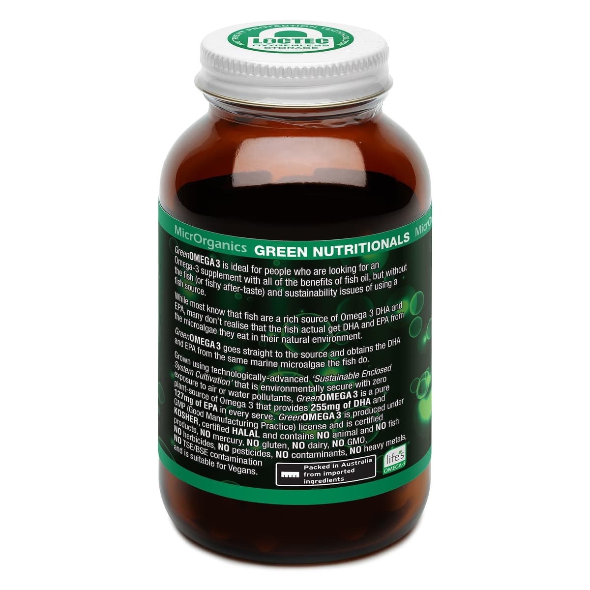 Thumbnail Green Nutritionals Vegan Omega 3 90 Vegan Capsules