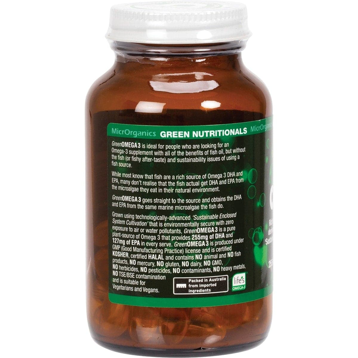 Thumbnail Green Nutritionals Vegan Omega 3 90 Vegan Capsules