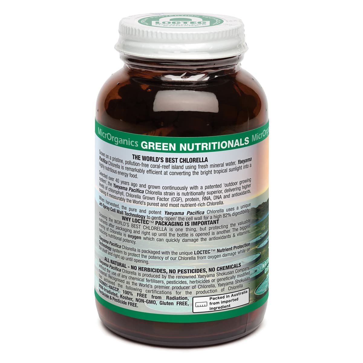 Thumbnail Green Nutritionals Yaeyama Pacifica Chlorella 200 Tablets