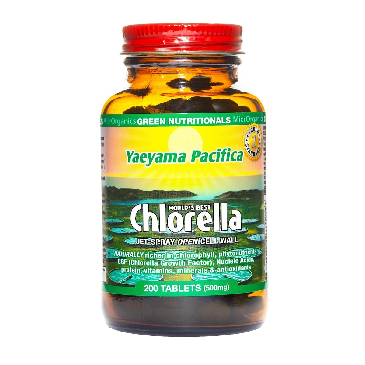 Thumbnail Green Nutritionals Yaeyama Pacifica Chlorella 200 Tablets