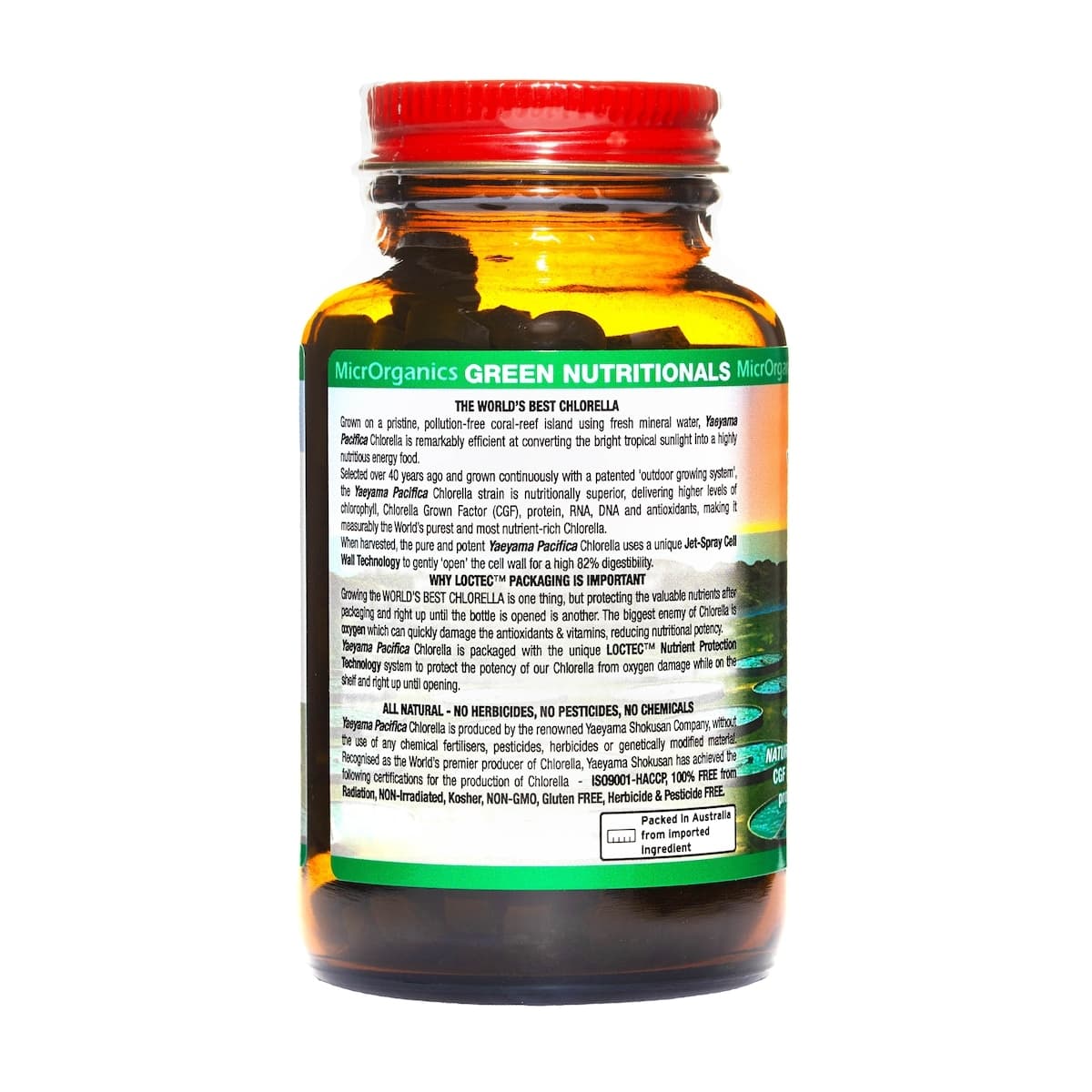 Thumbnail Green Nutritionals Yaeyama Pacifica Chlorella 200 Tablets
