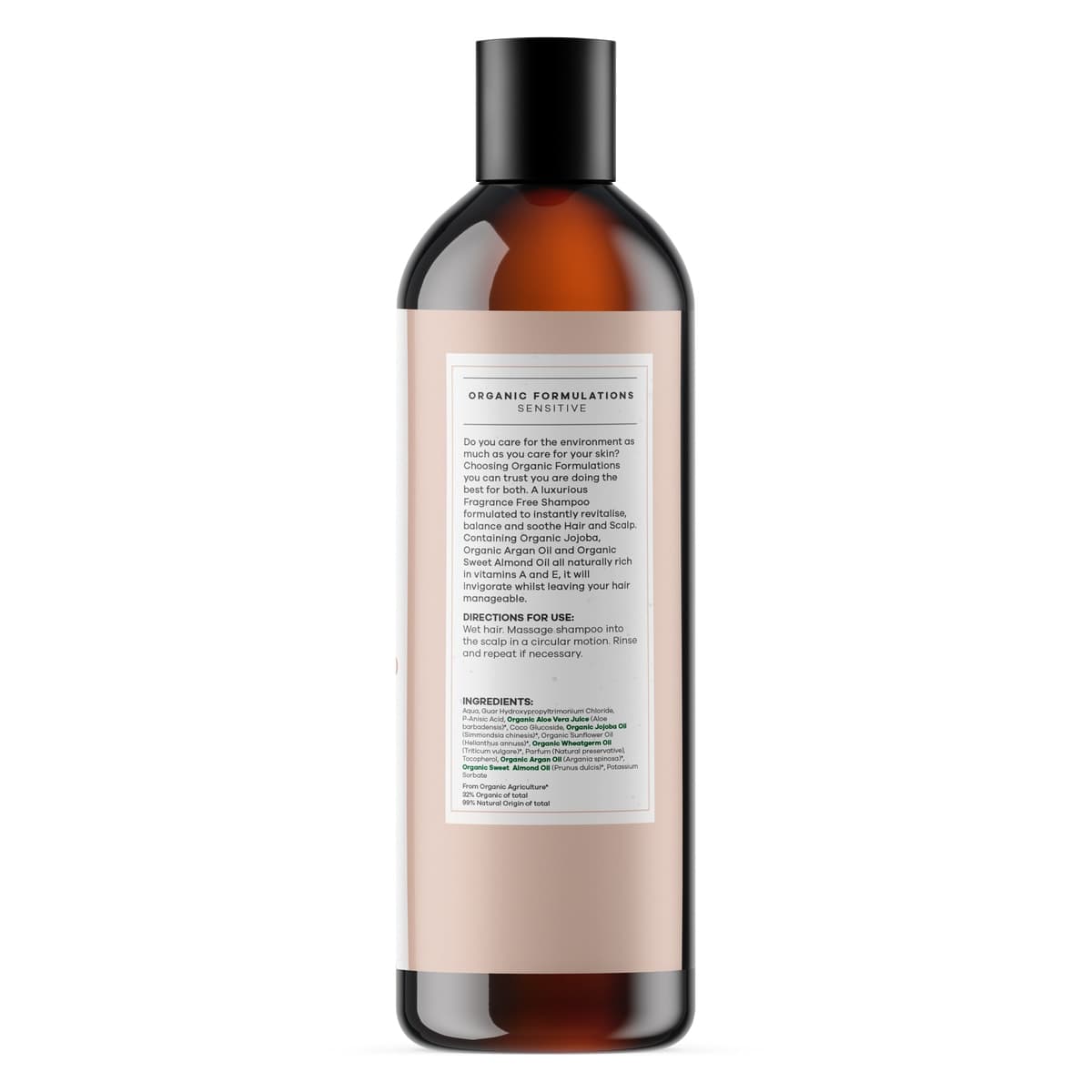 Thumbnail Organic Formulations Sensitive Shampoo 500ml
