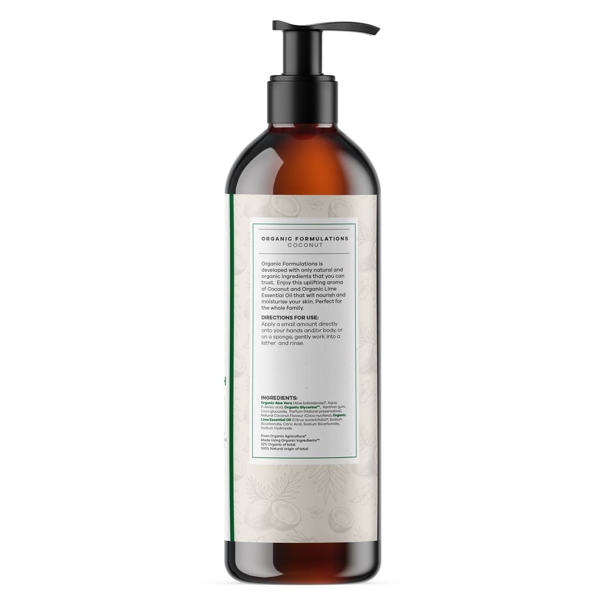 Thumbnail Organic Formulations Coconut Body Wash 500ml