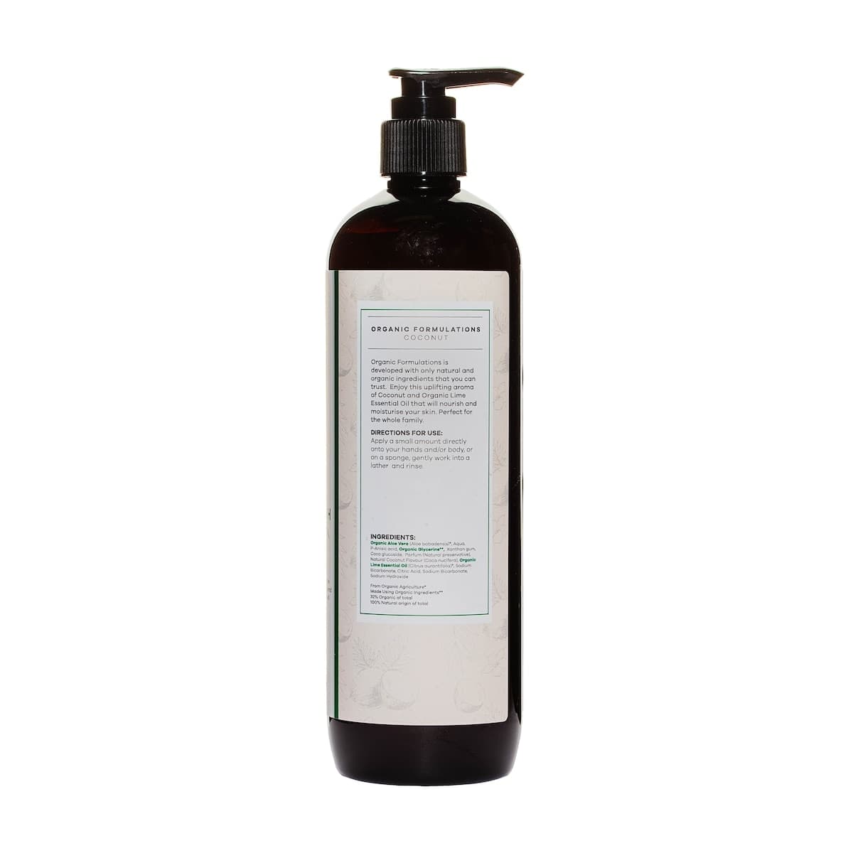 Thumbnail Organic Formulations Coconut Body Wash 500ml