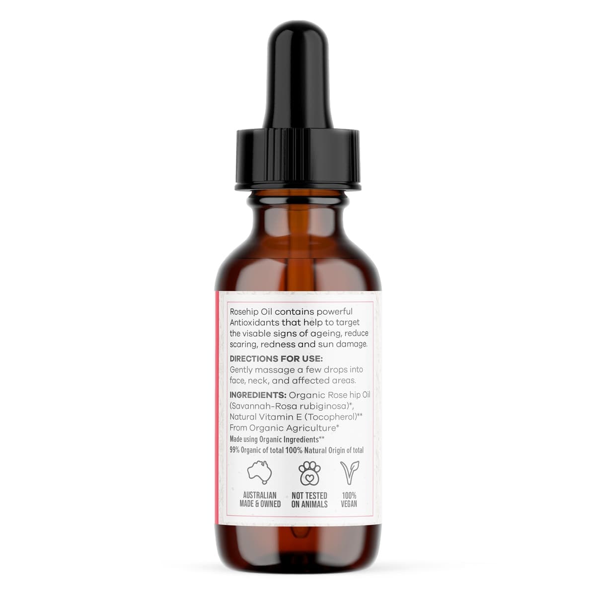 Thumbnail Organic Formulations 100% Organic Rosehip Oil 25ml