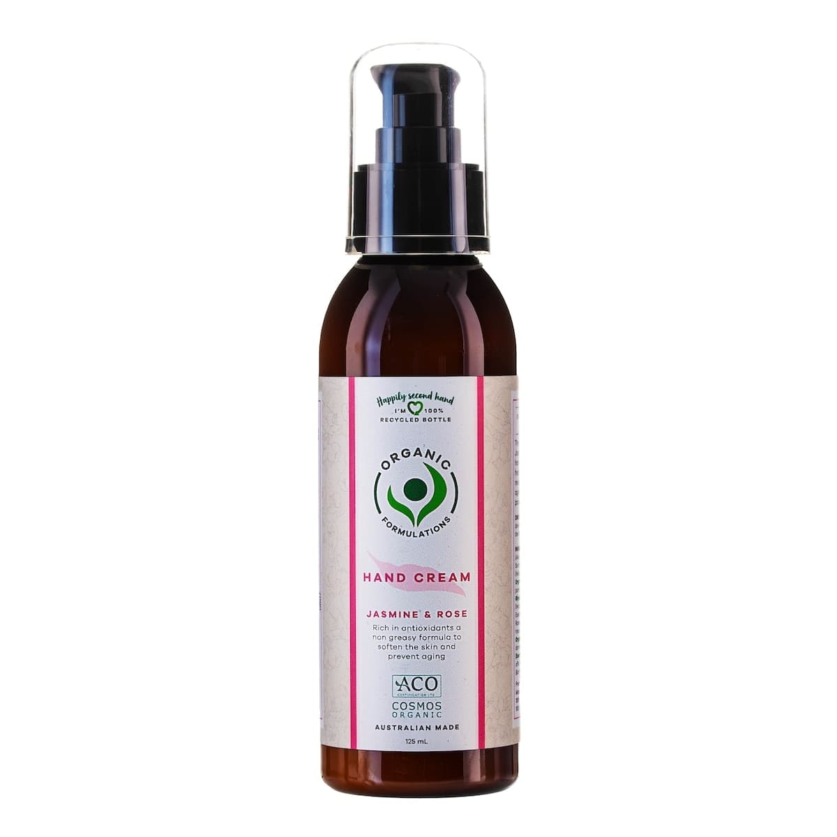 Thumbnail Organic Formulations Jasmine & Rose Hand Cream 125ml