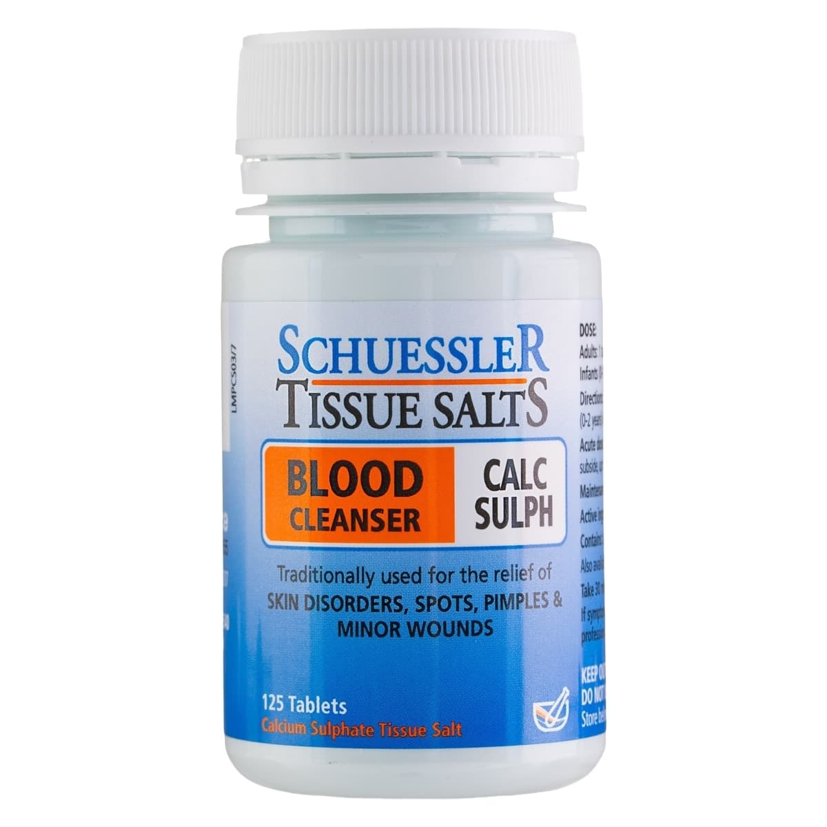 Thumbnail Schuessler Tissue Salts Calc Sulph Blood Cleanser 125 Tablets