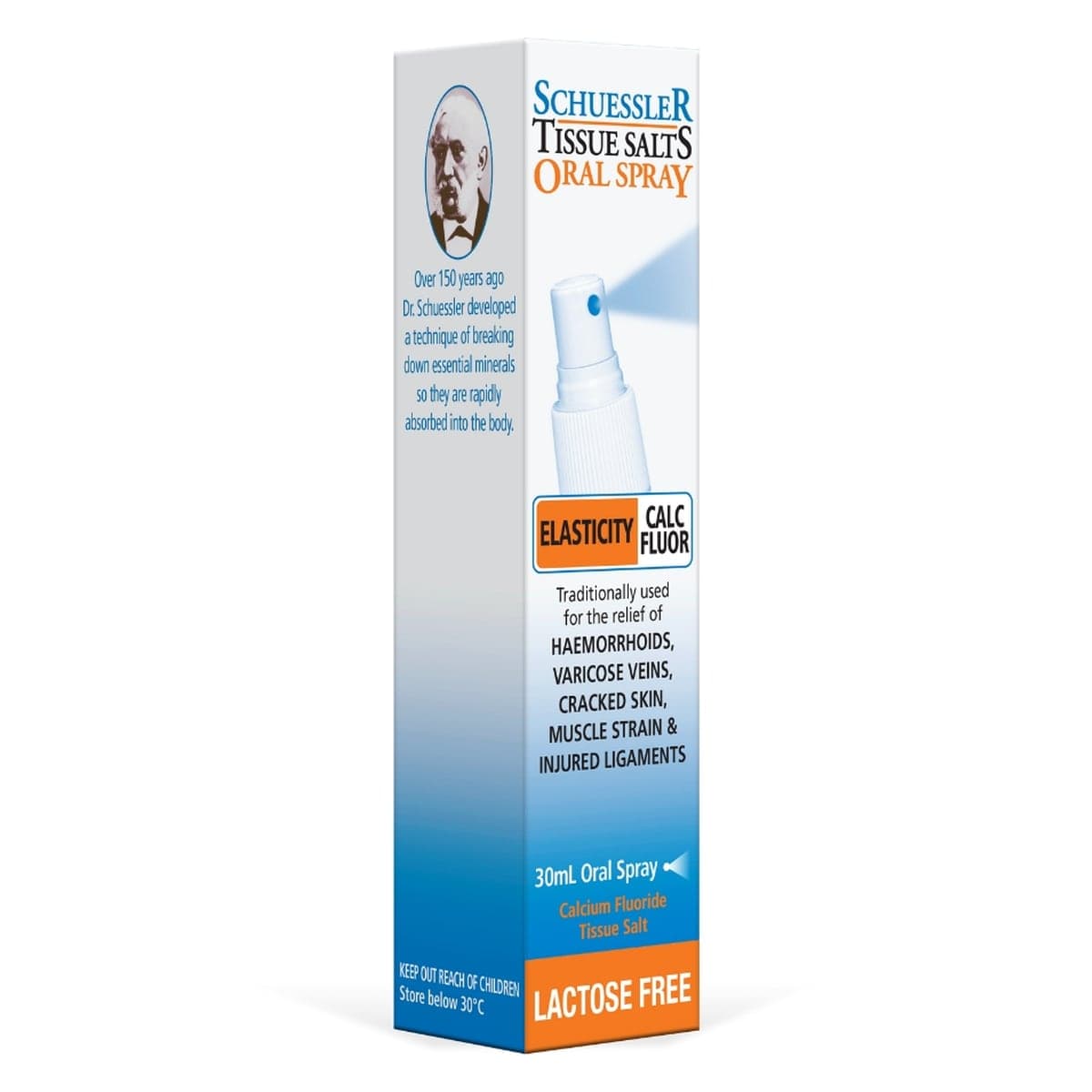 Thumbnail Schuessler Tissue Salts Calc Fluor Skin Elasticity Spray 30ml