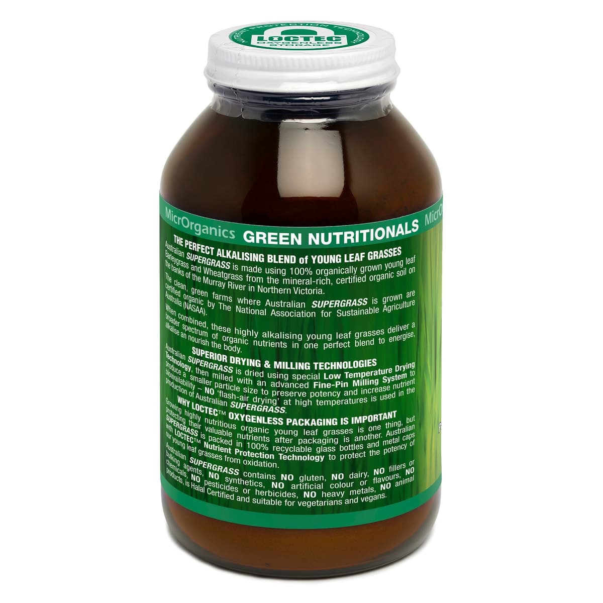 Thumbnail Green Nutritionals Organic Supergrass Powder 200g