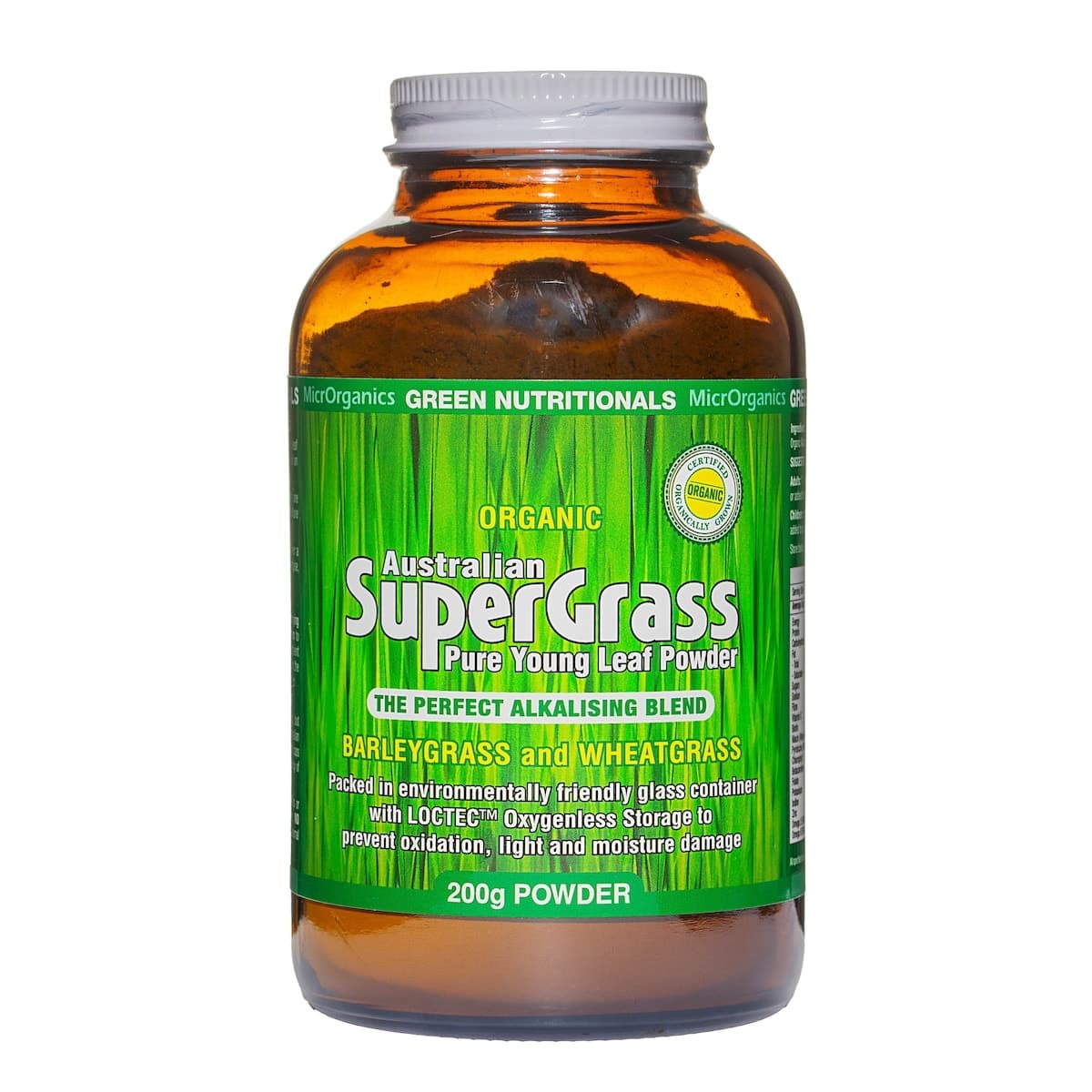 Thumbnail Green Nutritionals Organic Supergrass Powder 200g