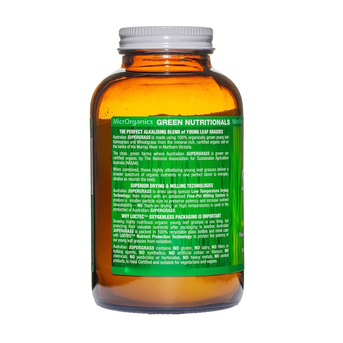 Thumbnail Green Nutritionals Organic Supergrass Powder 200g