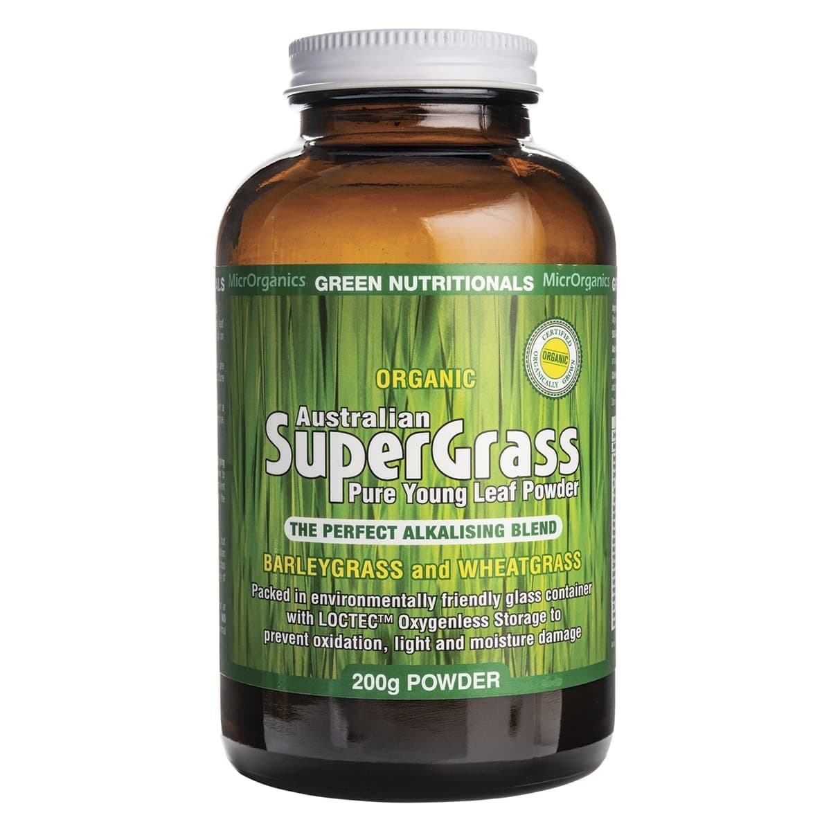 Thumbnail Green Nutritionals Organic Supergrass Powder 200g