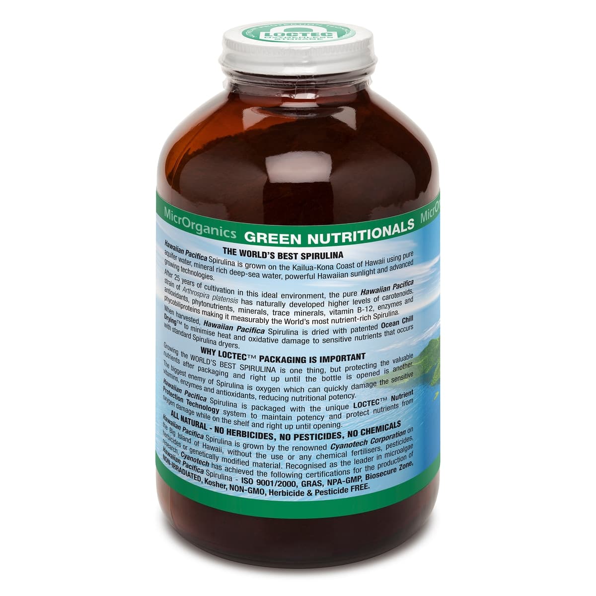 Thumbnail Green Nutritionals Hawaiian Pacifica Spirulina Powder 450g
