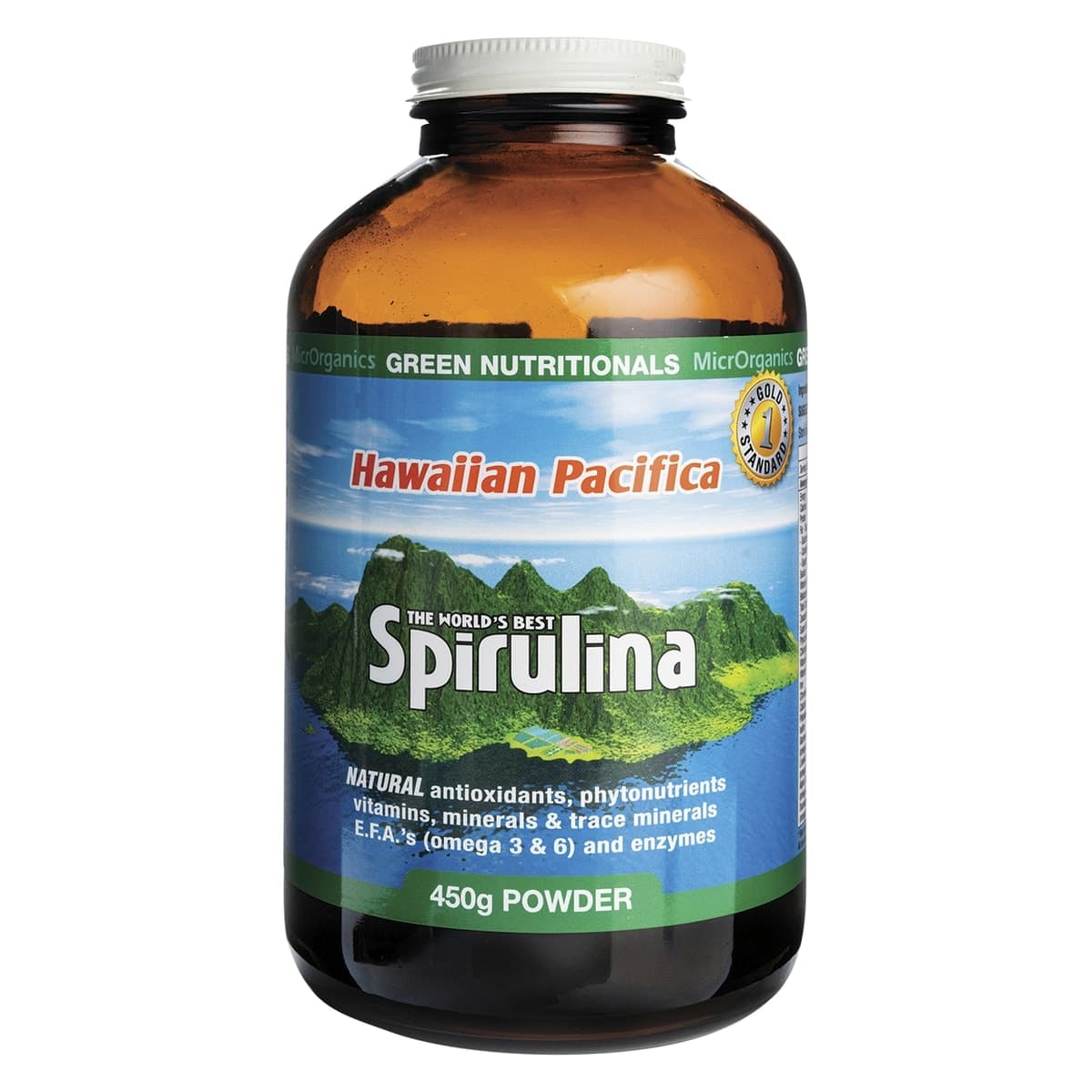 Thumbnail Green Nutritionals Hawaiian Pacifica Spirulina Powder 450g