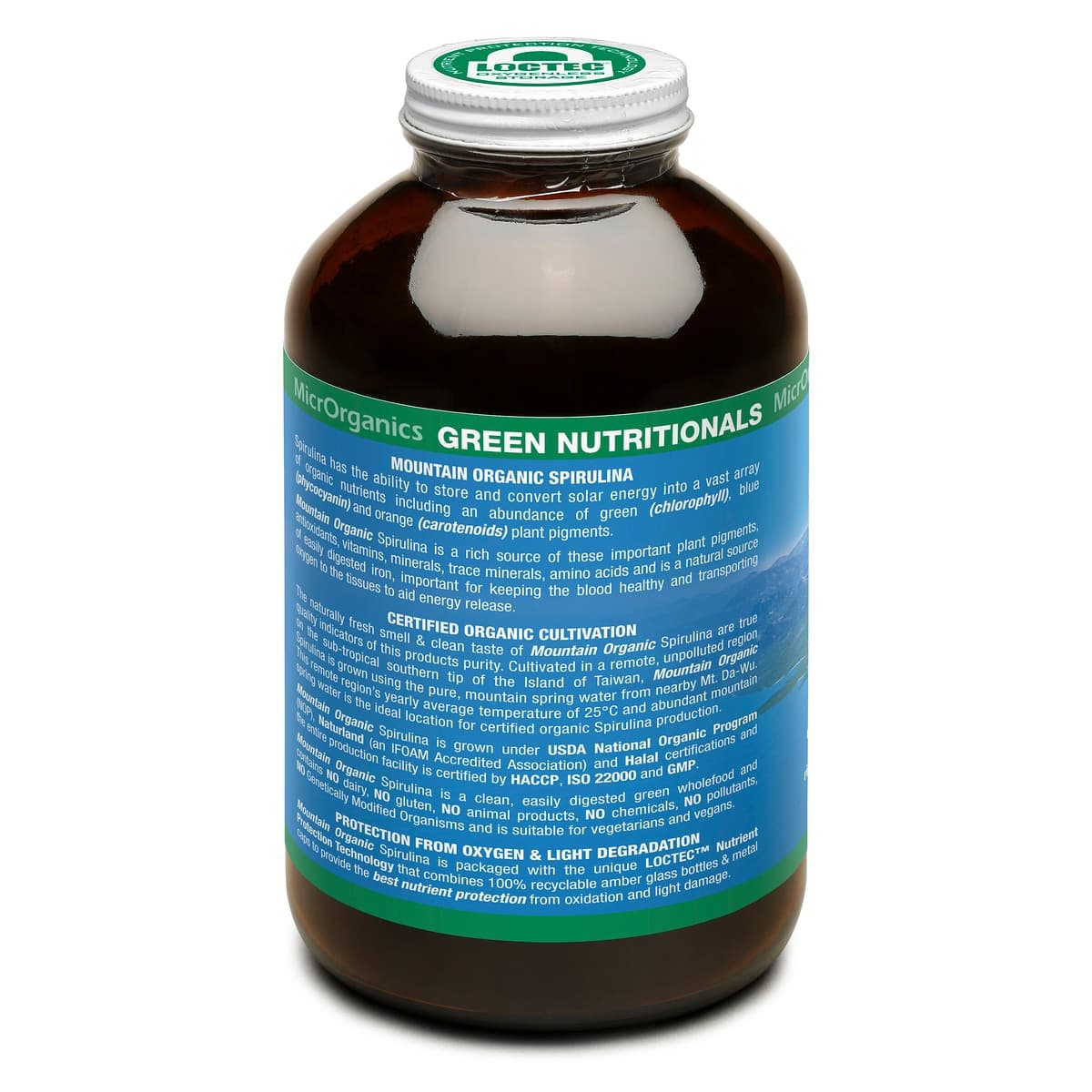 Thumbnail Green Nutritionals Mountain Organic Spirulina Powder 500g