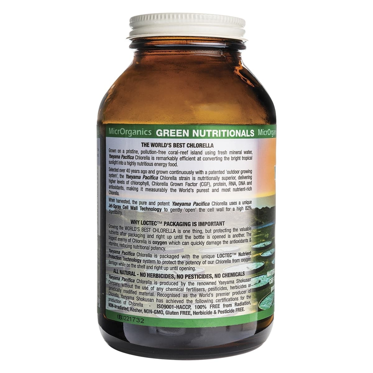 Thumbnail Green Nutritionals Yaeyama Pacifica Chlorella Powder 250g