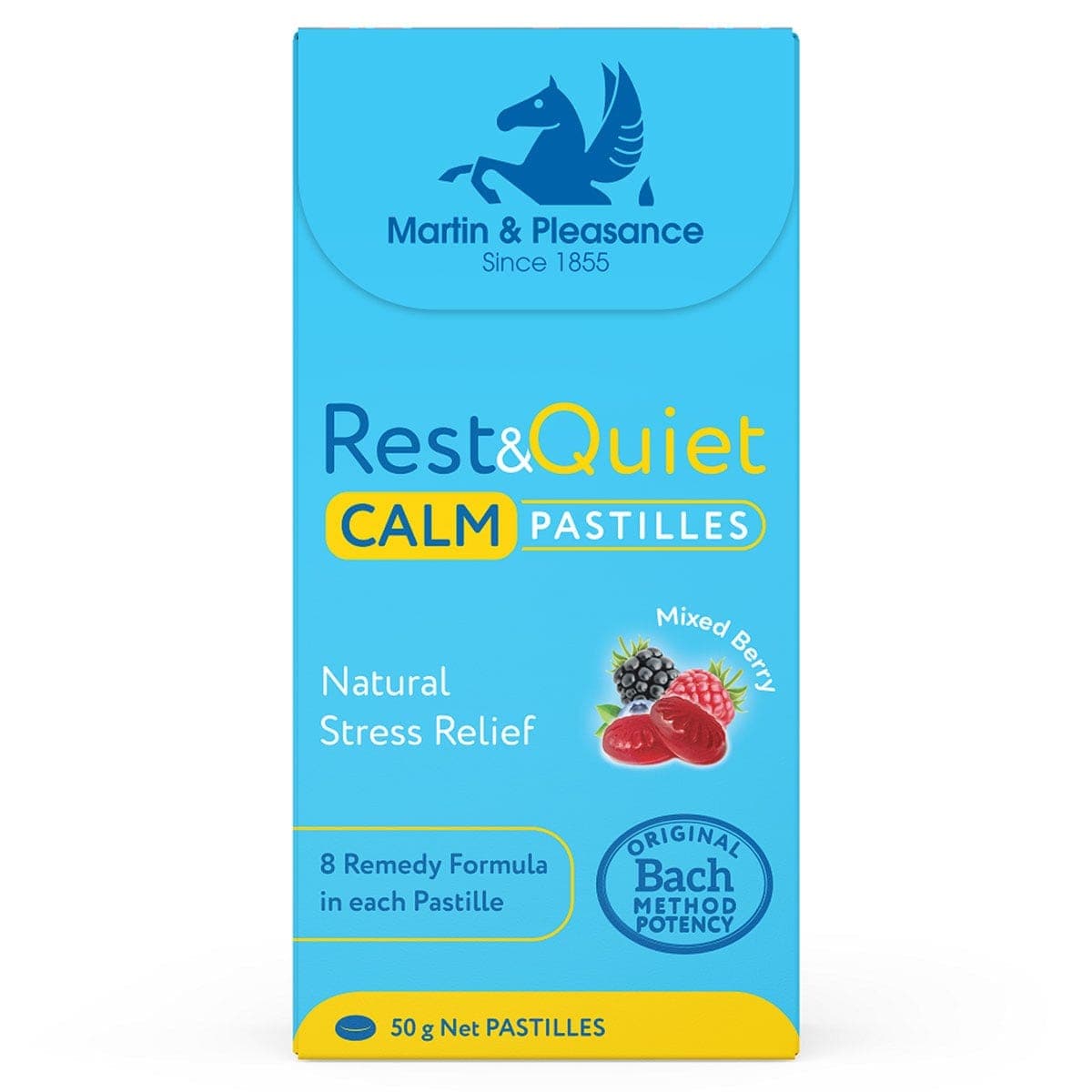 Thumbnail Rest&Quiet Calm Mixed Berry Pastilles 50g