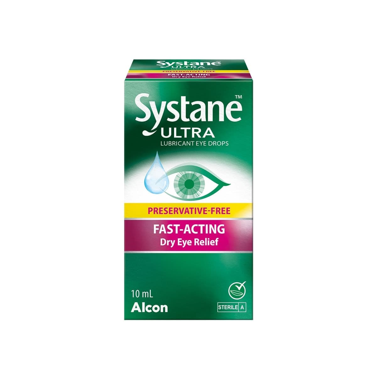 Thumbnail Systane Ultra Lubricant Eye Drops Fast Acting Preservative Free 10ml