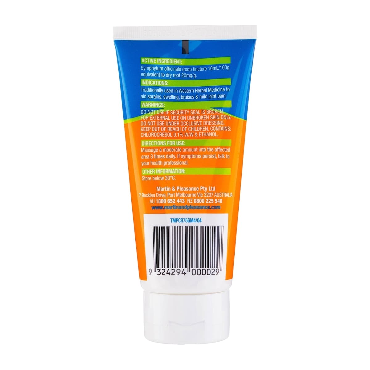Thumbnail Martin & Pleasance Natural Comfrey Cream 75g