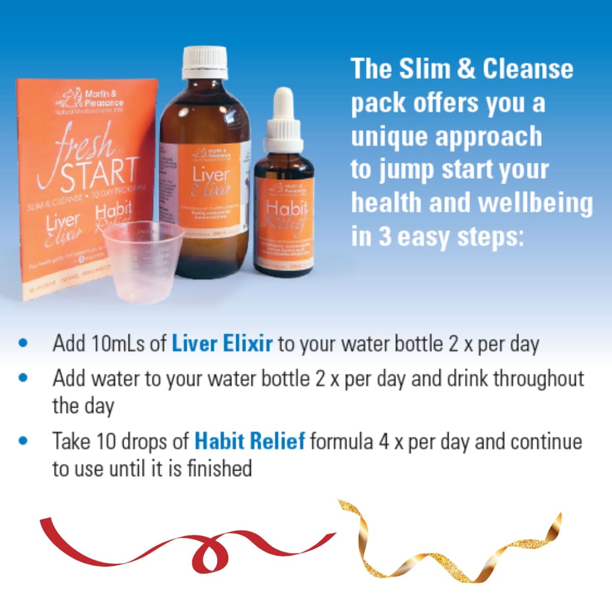 Thumbnail Martin & Pleasance Fresh Start Pack Slim & Cleanse Bundle 10 Days