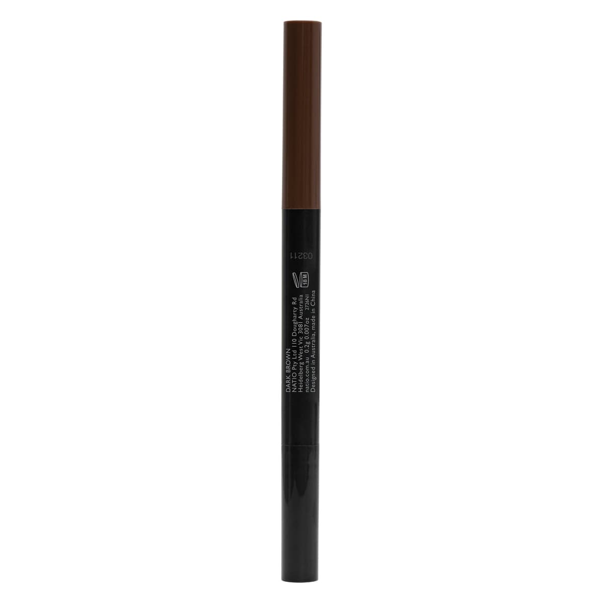 Thumbnail Natio Angled Eyebrow Pencil Dark Brown 0.2g