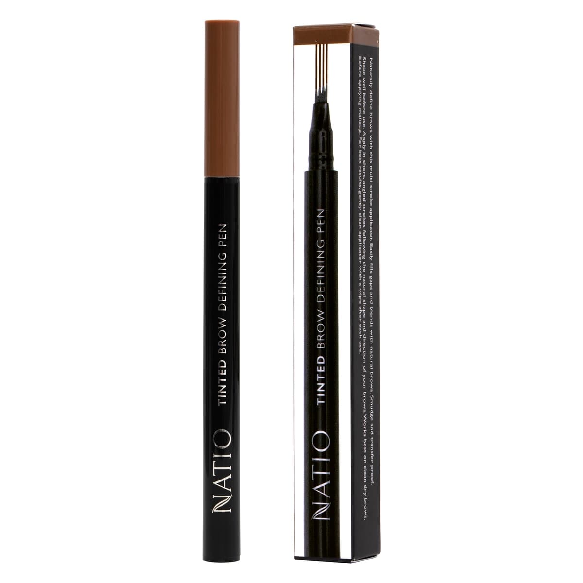 Thumbnail Natio Tinted Brow Defining Pen Medium Brown 0.6ml