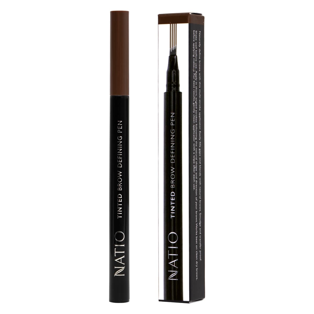 Thumbnail Natio Tinted Brow Defining Pen Dark Brown 0.6ml