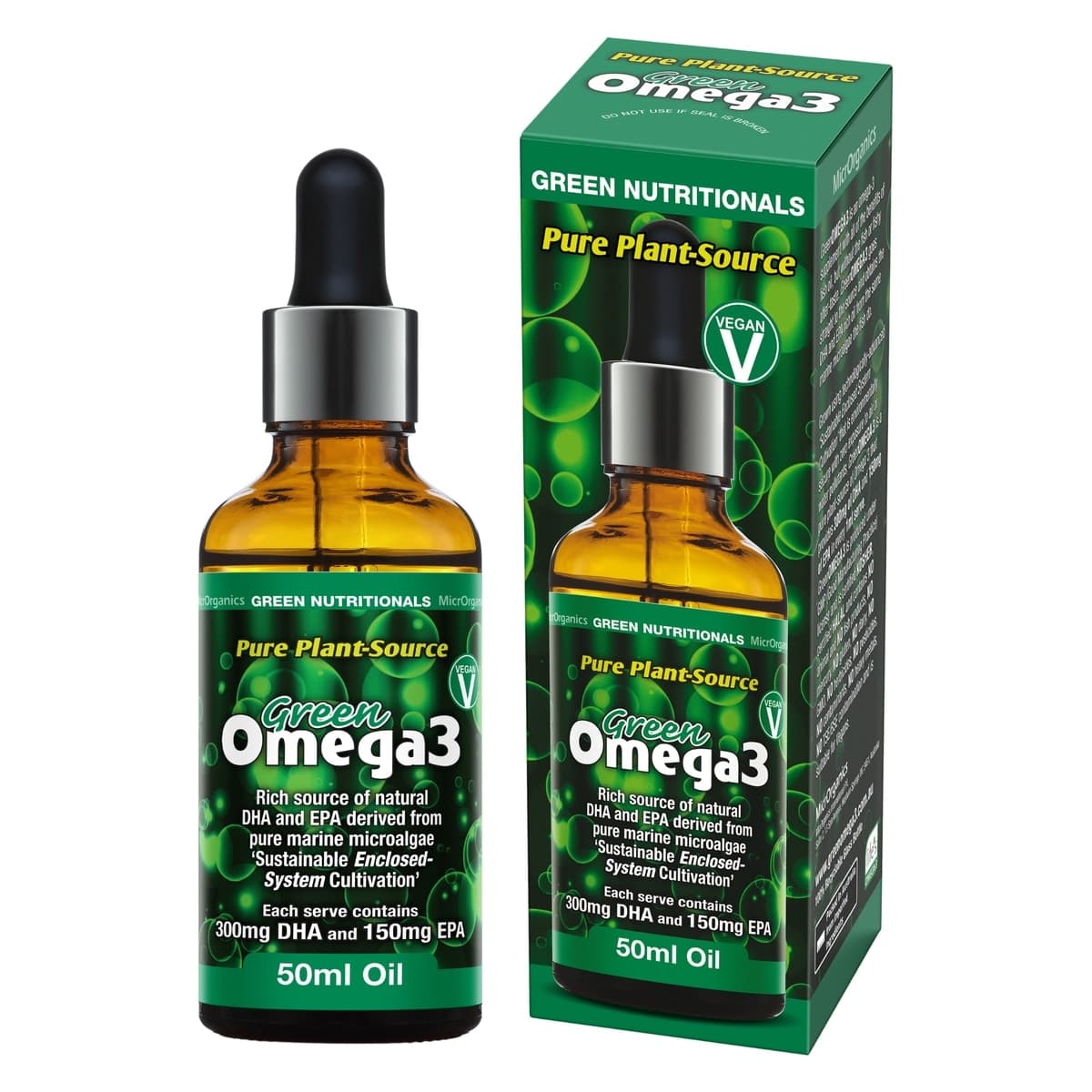 Thumbnail Green Nutritionals Green Vegan Omega3 Drops 50ml