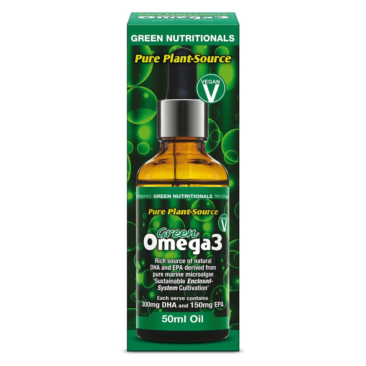 Thumbnail Green Nutritionals Green Vegan Omega3 Drops 50ml
