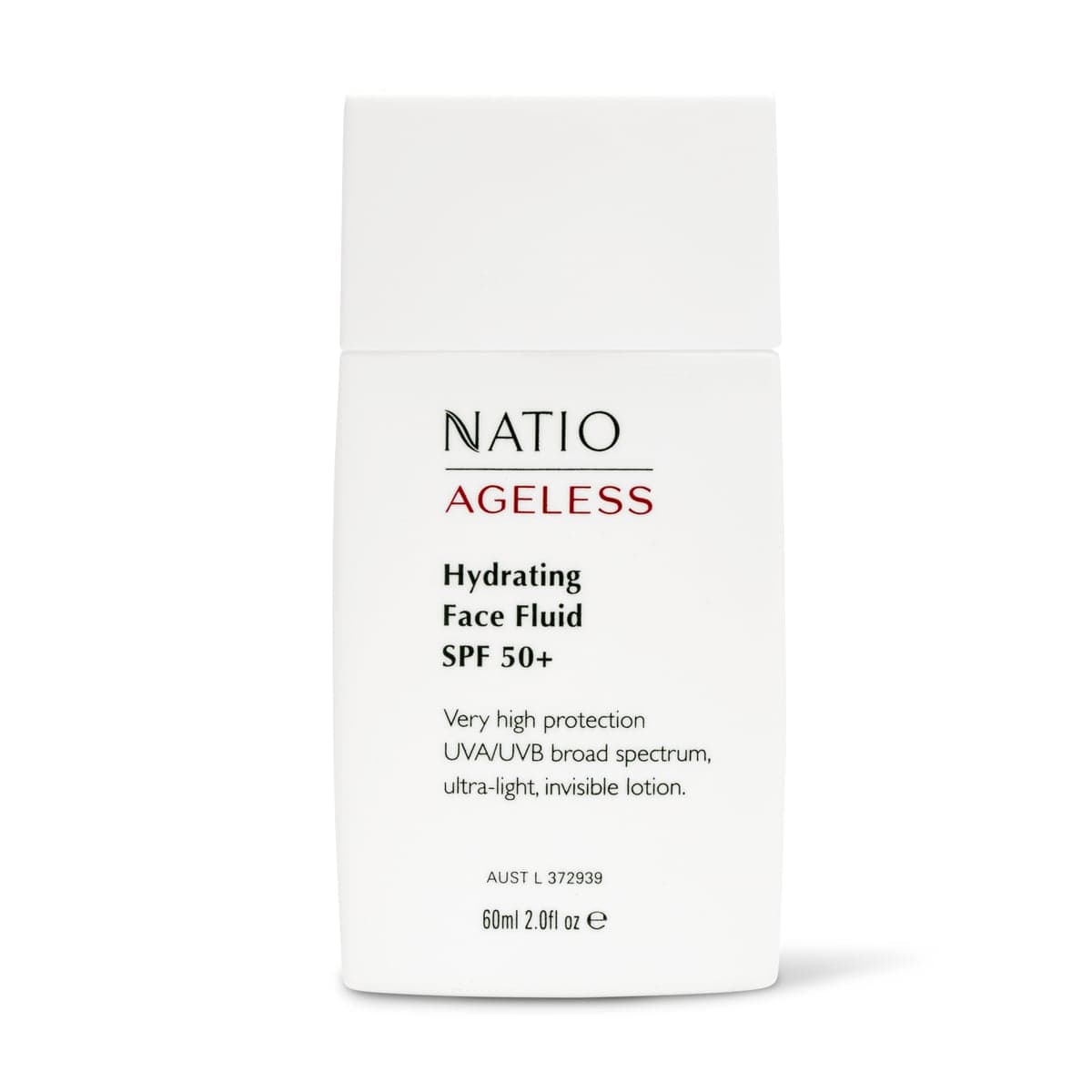 Thumbnail Natio Ageless Hydrating Face Fluid SPF50+ 60ml