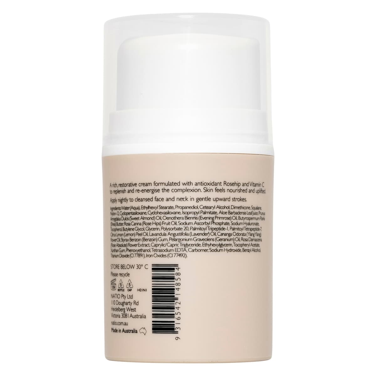 Thumbnail Natio Ageless Extra Firming Night Cream 50g