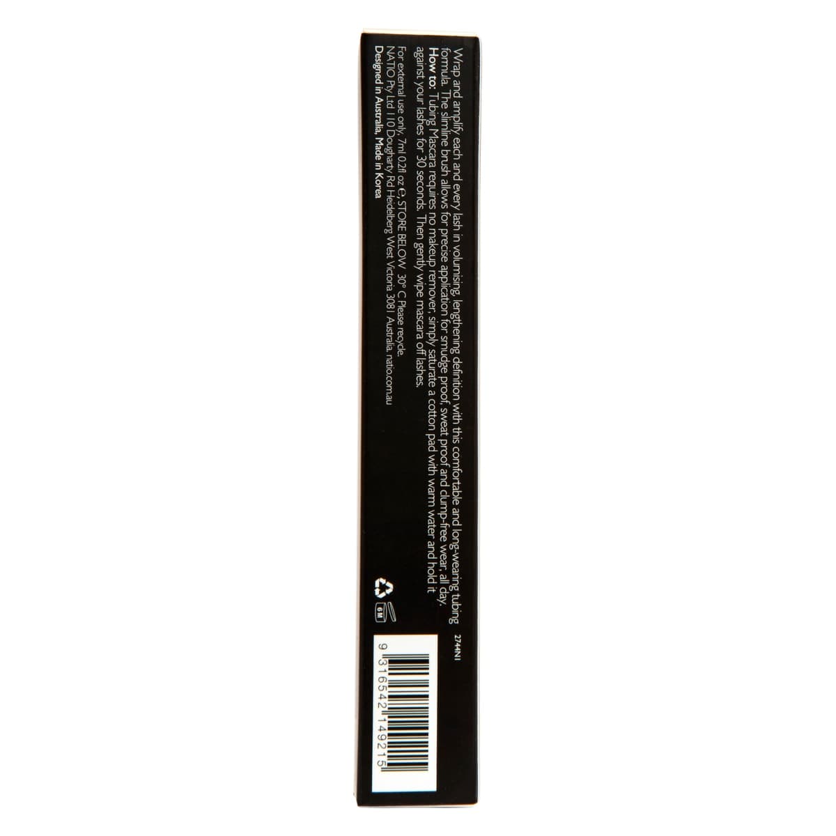 Thumbnail Natio Precision Tubing Mascara Black 7ml