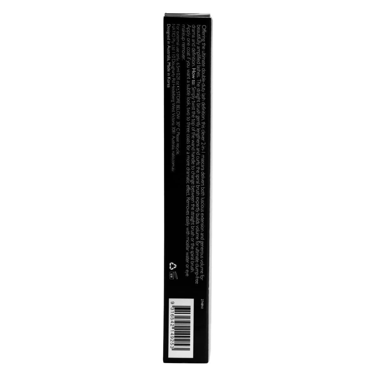 Thumbnail Natio Miracle Lash Twist Brush Mascara Black 6.5ml