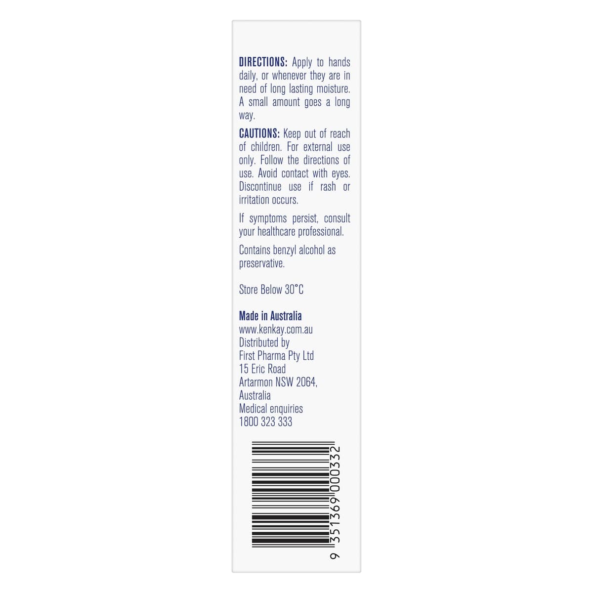 Thumbnail Kenkay Extra Relief Hand Balm 50g Tube