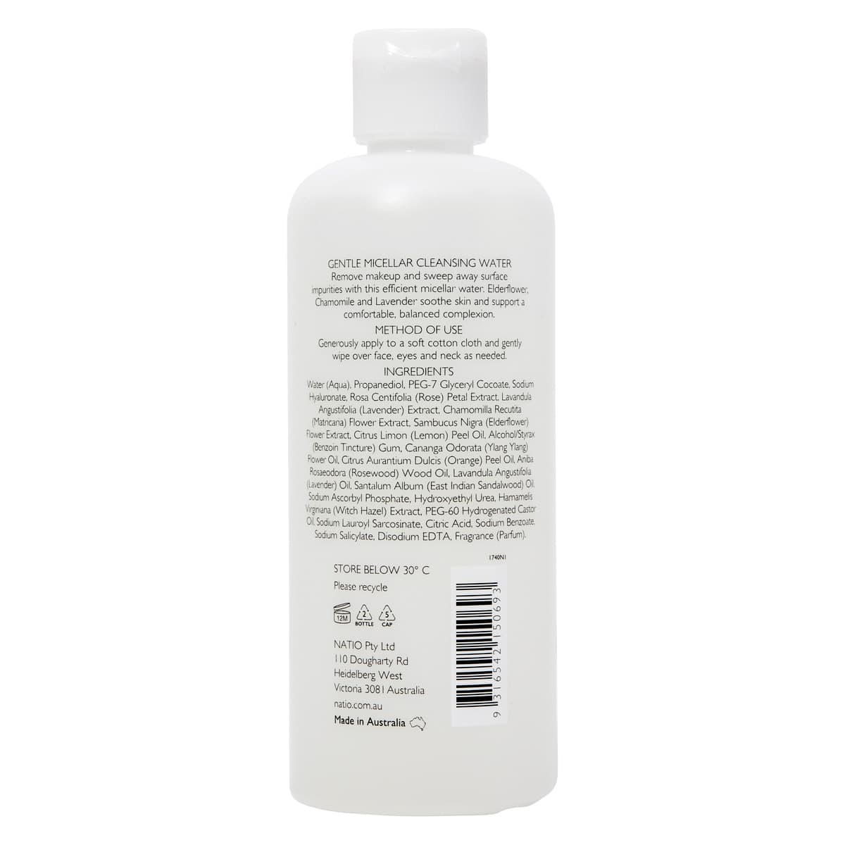 Thumbnail Natio Aromatherapy Gentle Micellar Cleansing Water 250ml