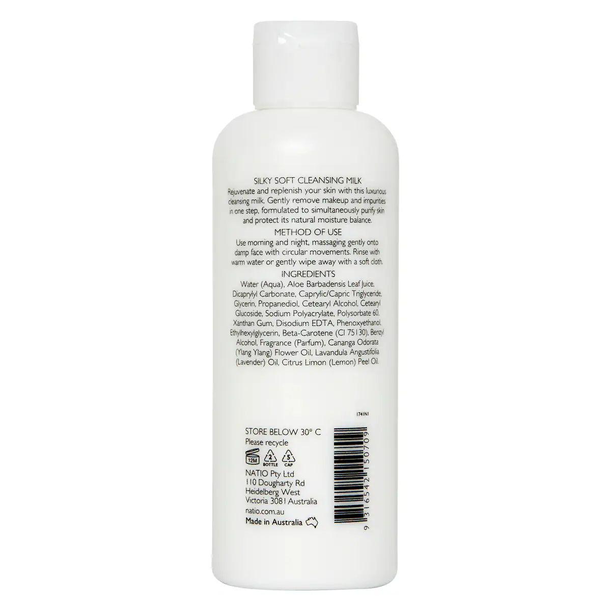Thumbnail Natio Aromatherapy Silky Soft Cleansing Milk 200ml