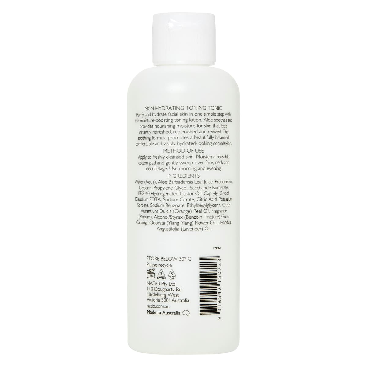 Thumbnail Natio Aromatherapy Skin Hydrating Toning Tonic 200ml