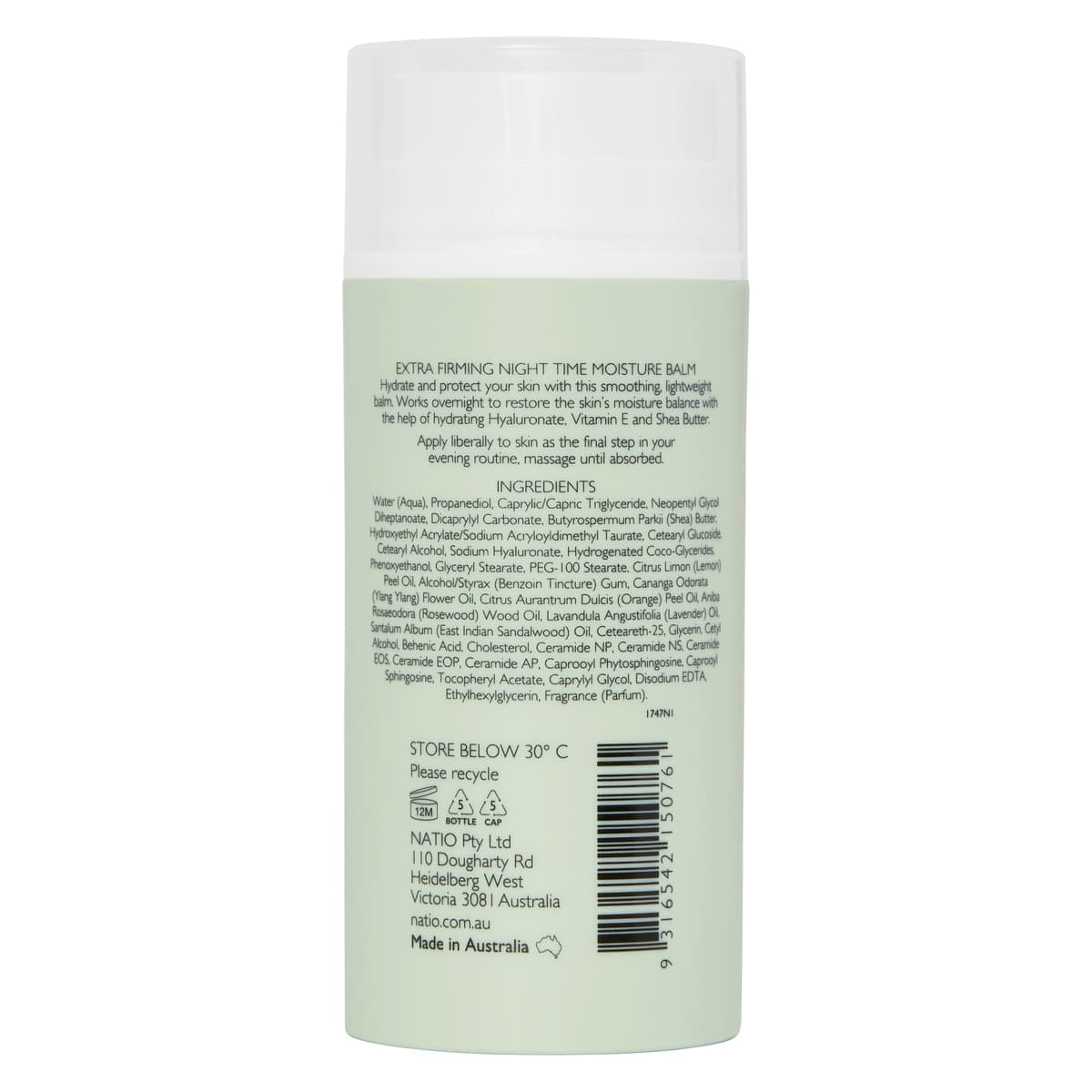 Thumbnail Natio Aromatherapy Extra Firming Night Time Moisture Balm 100ml