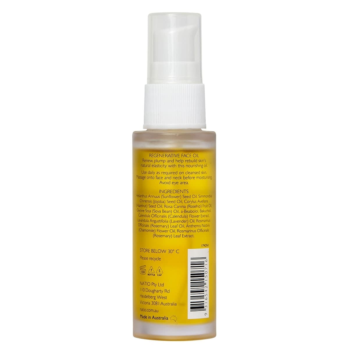 Thumbnail Natio Aromatherapy Regenerative Face Oil 30ml
