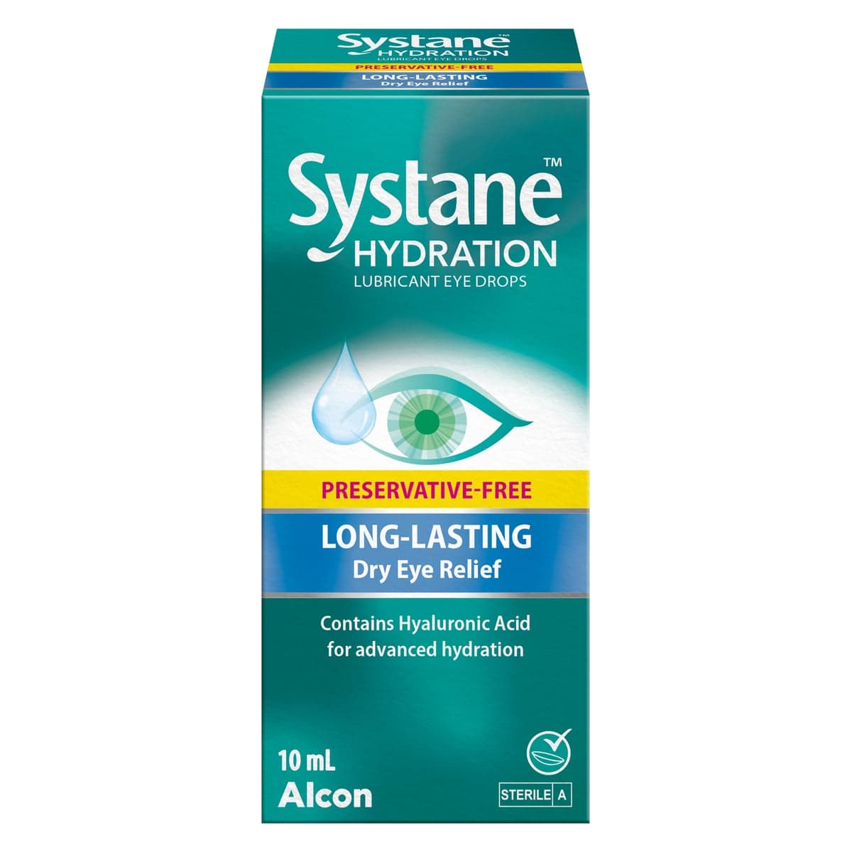 Thumbnail Systane Hydration Lubricant Eye Drops Preservative Free 10ml