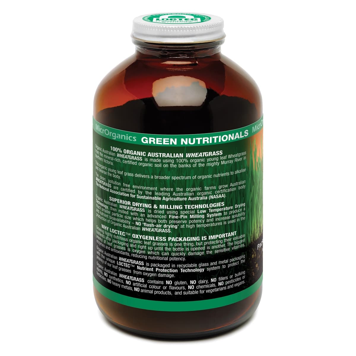 Thumbnail Green Nutritionals Australian 100% Organic Wheatgrass Powder 200g
