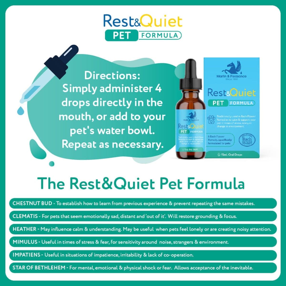 Thumbnail Rest&Quiet Pet Formula Drops 15mL